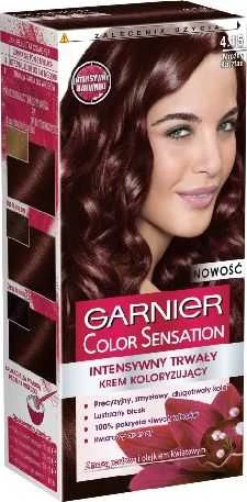 Garnier Color Sensation 4.15 Lediniai šachmatai dažų pakuotė