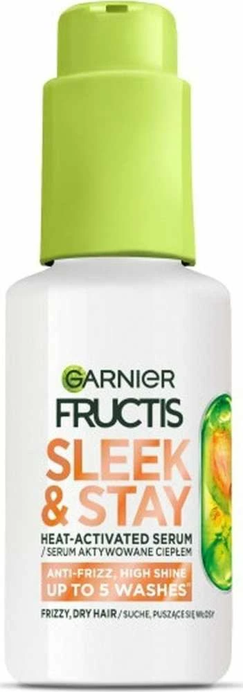 Garnier Fructis Keratin Sleek & Stay serumas sausiems ir slenkantiems plaukams 50ml