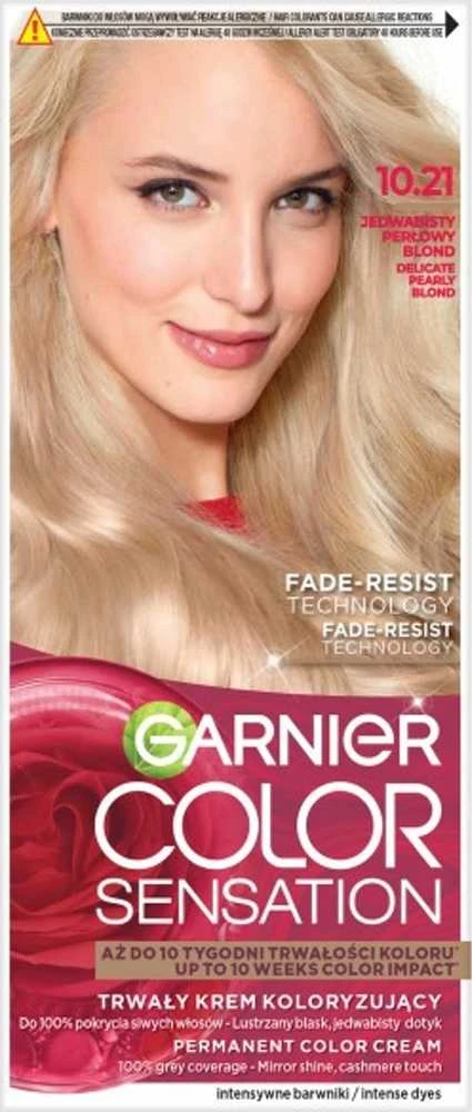 Garnier Color Sensation 10.21 plaukų dažų pakuotė