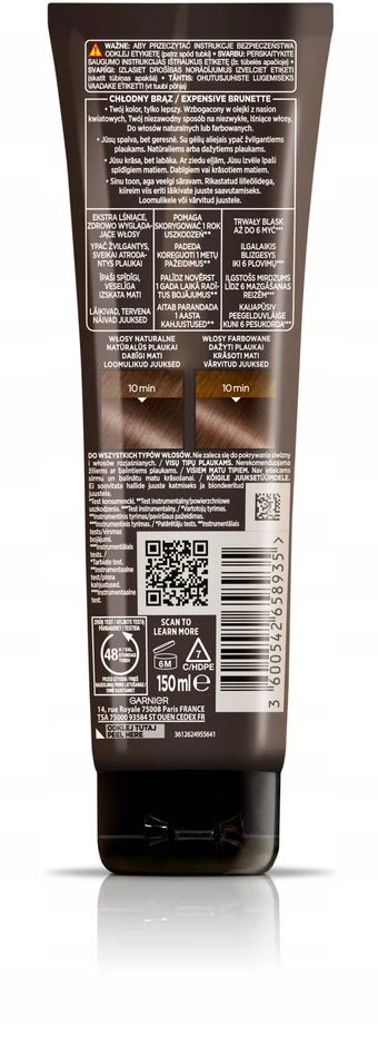 Garnier Olia Gloss Cool Brown kaukės galinė pusė
