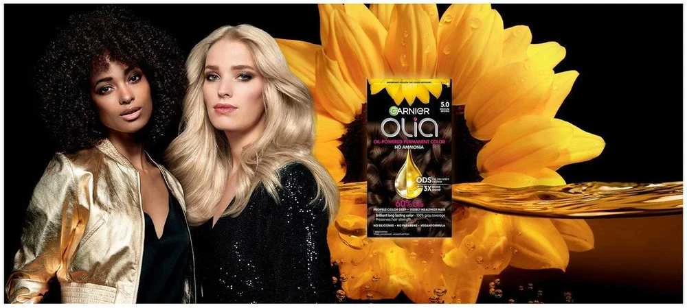 Garnier Olia nuolatinė spalva 6.0 šviesiai ruda