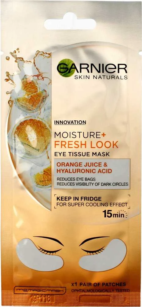 Garnier Skin Naturals Moisture+ Fresh Look Eye Mask moterims, 1 vnt