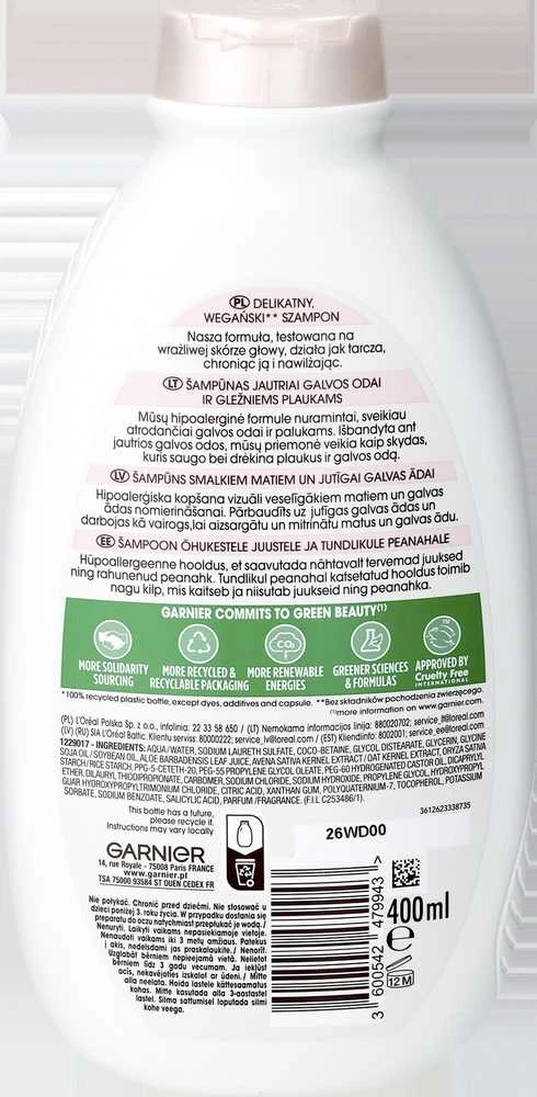 Garnier Botanic Therapy avižų delikatesas, 400 ml