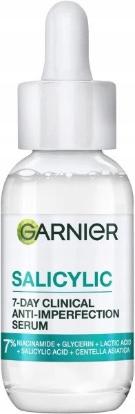 Garnier Grynas aktyvus salicilo 7 dienų klinikinis serumas nuo odos defektų, 30 ml