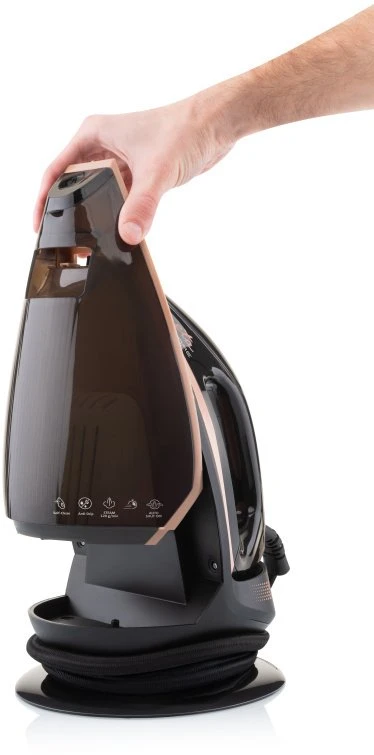 ETA Vapore 4290 90000 | Garų lygintuvas | 3000 W | Vanduo tank capacity 1500 ml | Continuous steam 120 g/min | Juodas