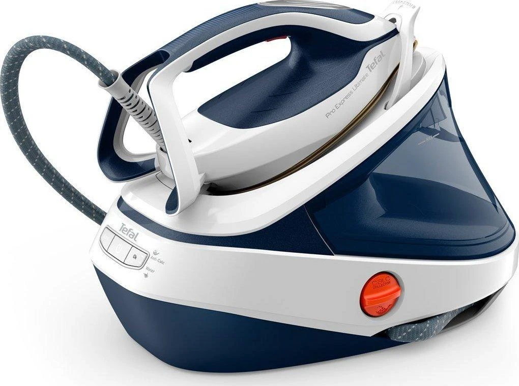 Lygintuvas Tefal Steam Station Pro Express | GV9712E0 | 3000 W | 1.2 L | Baltos/mėlynos spalvos