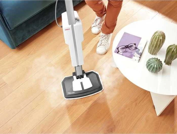 Polti | Garų šluota su integruotu nešiojamu valikliu | PTEU0304 Vaporetto SV610 Style 2-in-1 | Galia 1500 W | Garų slėgis Netaikomas baras | Vanduo bako talpa 0,5 L | Pilkas/Baltas