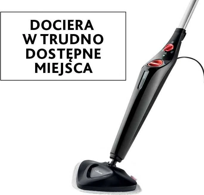 Vileda Steam Plus garų šluota, Juoda