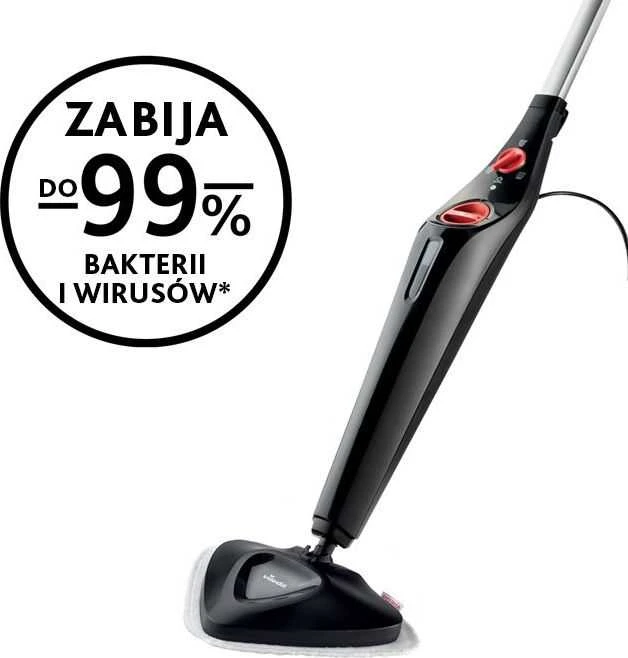 Vileda Steam Plus garų šluota, Juoda