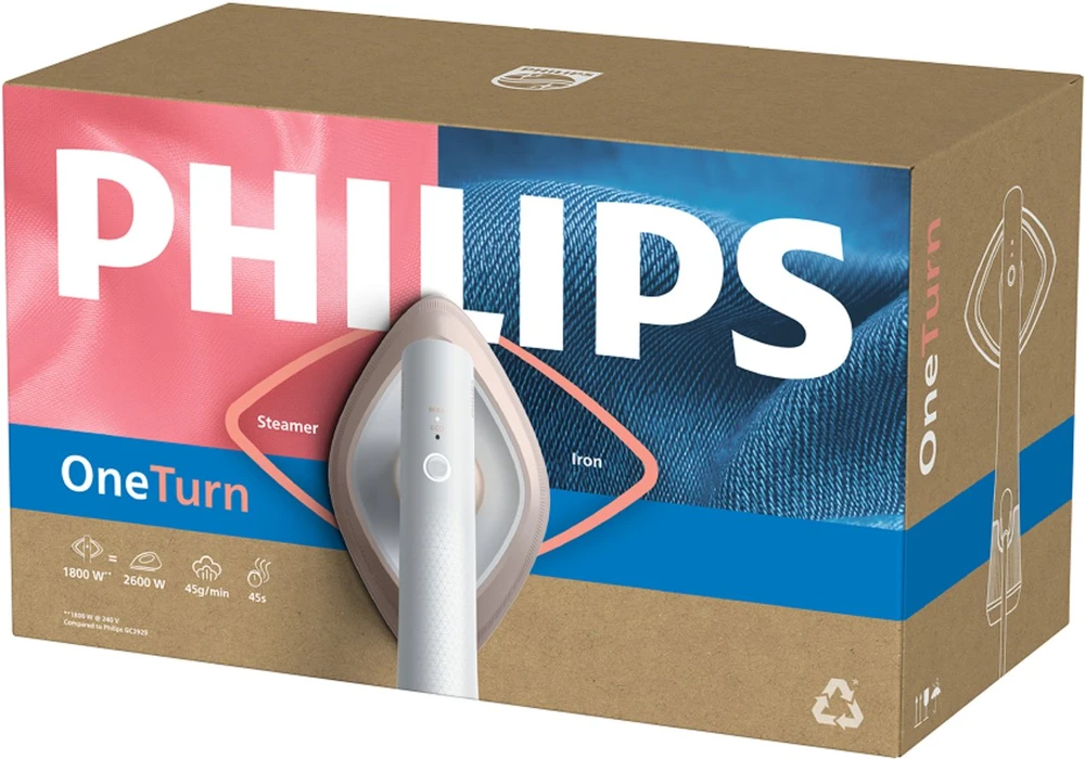 Drabužių garintuvas Philips OneTurn GC213/10, 1800 W