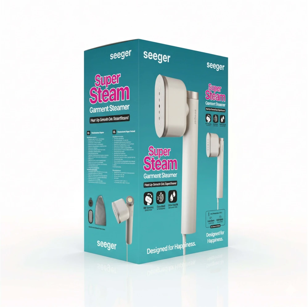 Garo valytuvas drabužiams Seeger Garment Steamer 1200W rusvai gelsvas