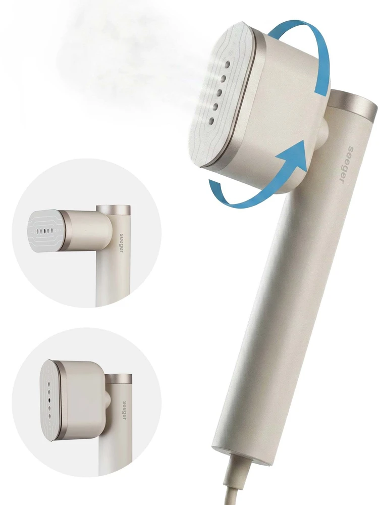 Garo valytuvas drabužiams Seeger Garment Steamer 1200W rusvai gelsvas