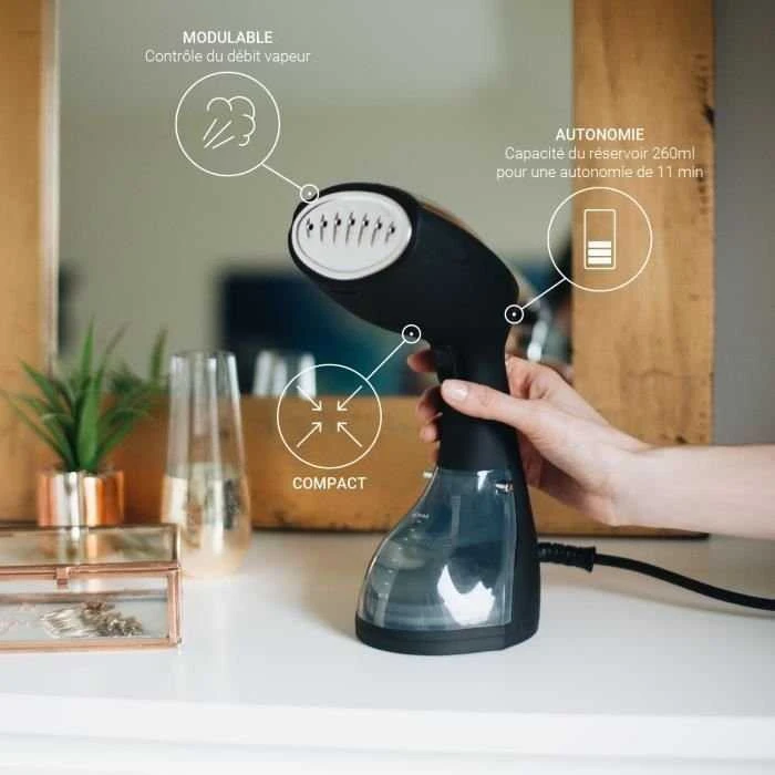 Garinis drabužių valytuvas SteamOne sTravel  (1400 W, juodos spalvos)