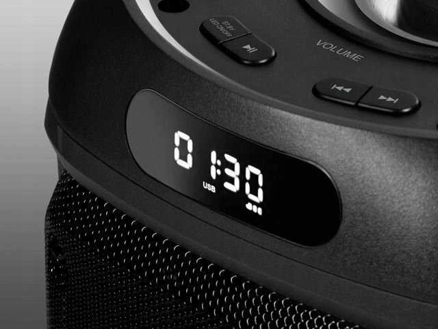 Garsiakalbis SVEN PS-770, juodas (100W, TWS, Bluetooth, FM, USB, Micro SD, LED ekranas, 4400mA*h)
