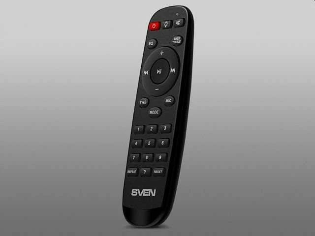 Garsiakalbis SVEN PS-770, juodas (100W, TWS, Bluetooth, FM, USB, Micro SD, LED ekranas, 4400mA*h)