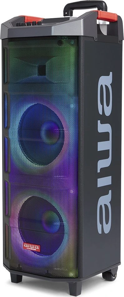 Aiwa Nešiojama garso sistema 700W (90W RMS) su karaoke, šviesos efektais