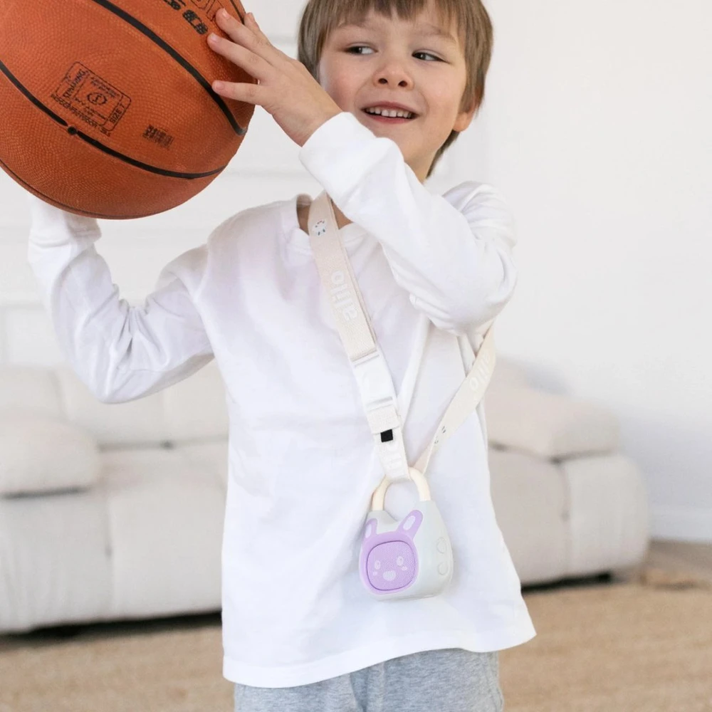 Alilo Pocket Bunny K1 - MP3 grotuvas su Bluetooth - violetinė