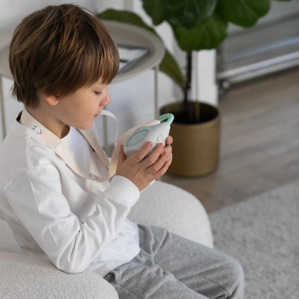 Alilo Pocket Bunny K1 - MP3 grotuvas su Bluetooth - violetinė