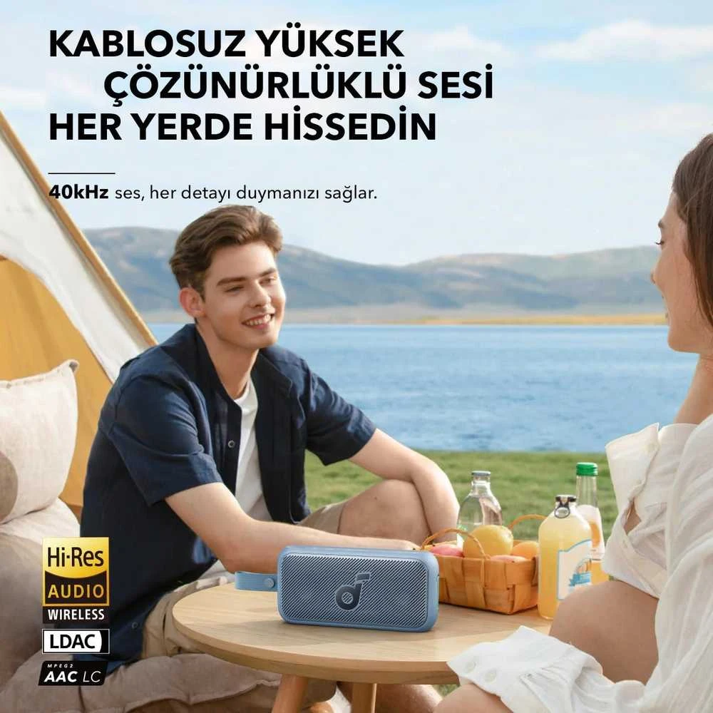 Nešiojama kolonėlė Anker Soundcore Motion 300, Juodos spalvos