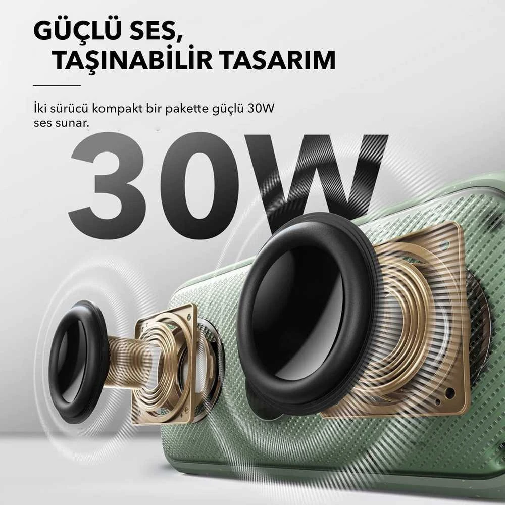 Nešiojama kolonėlė Anker Soundcore Motion 300, Juodos spalvos