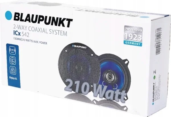 Garsiakalbis automobilinis Blaupunkt ICX-542 dwudrożny koaksjalowy głośnik Montuojama 210 W Zawartość: 1 para