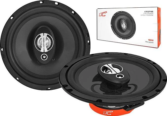 Automobilinis garsiakalbis LTC Automobilinių garsiakalbių rinkinys LTC GT165 be grotelių 4 Ohm 180W
