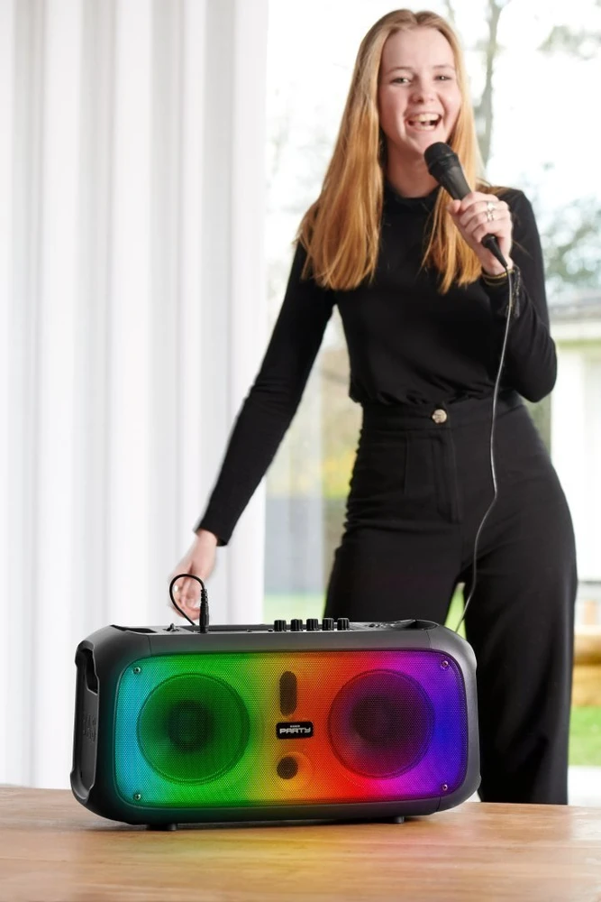Big Ben Bigben Party Garsiakalbis - Bigben 200w Bluetooth Švytintis Garsiakalbis