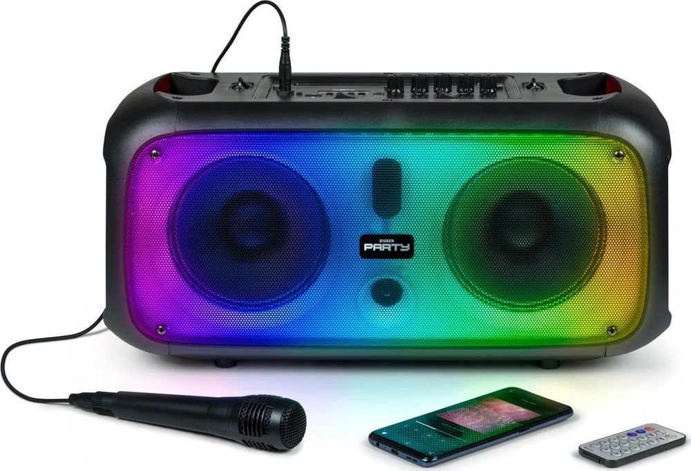 Big Ben Bigben Party Garsiakalbis - Bigben 200w Bluetooth Švytintis Garsiakalbis