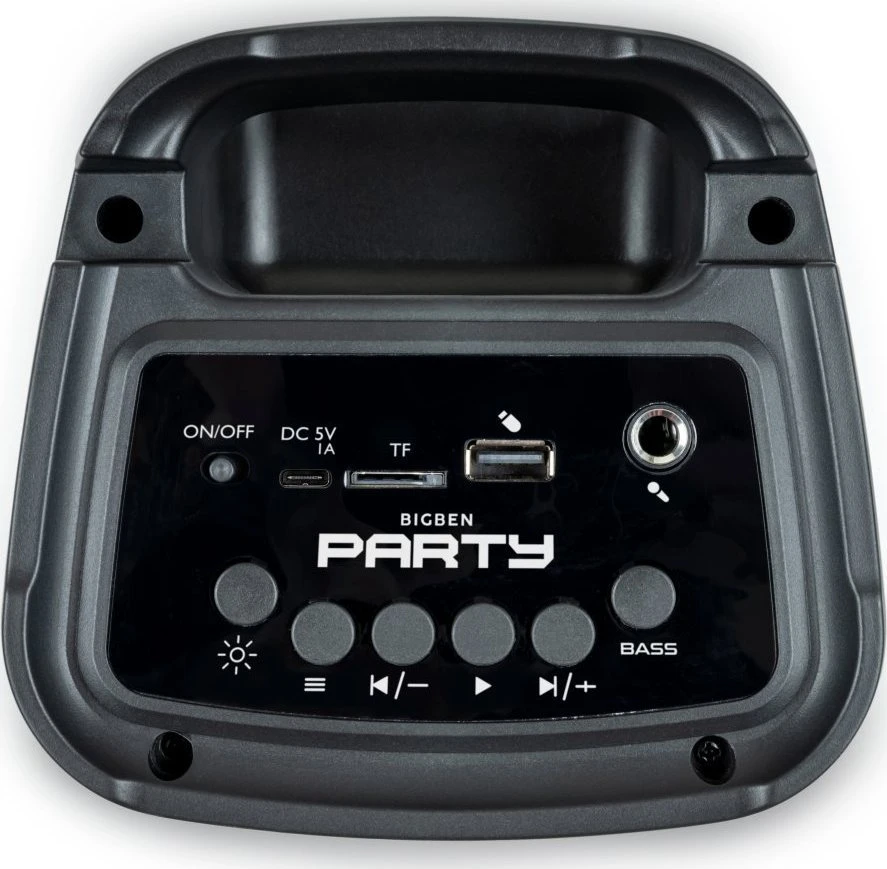 Big Ben Garsiakalbis - Bigben Party Luminous BT 30w, Aux, Usb, Sd, Šviesos Efektai, Juodas.