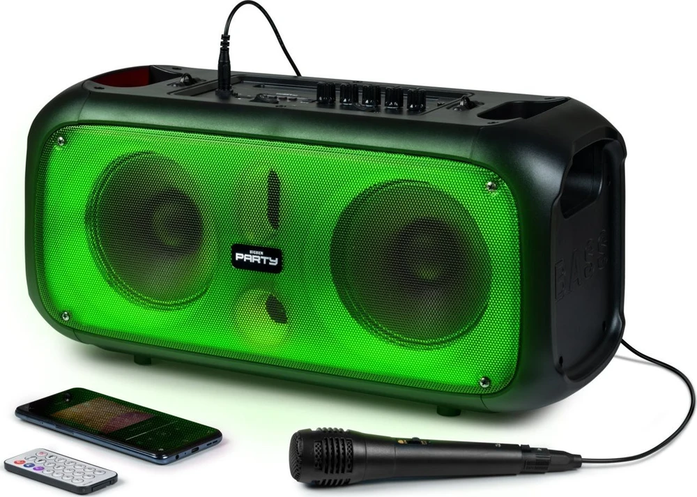 Big Ben Bigben Party Garsiakalbis - Bigben 200w Bluetooth Švytintis Garsiakalbis