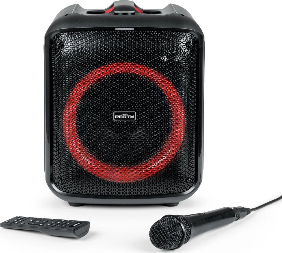 Big Ben Bigben Party Luminous Garsiakalbis BT 200w Usb Sd Aux Mikrofonas Nuotolinio valdymo pultas Juodas