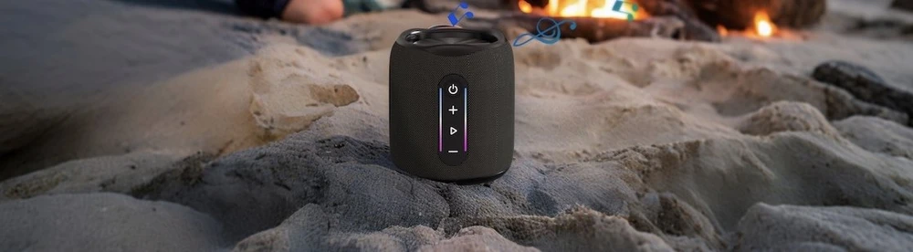 Garsiakalbis Blackview Bezvadu skaļrunis Blackview AuraBass 2 - Bluetooth Speaker - Nešiojama kolonėlė with Bluetooth - Wireless Music Box - 7 hou