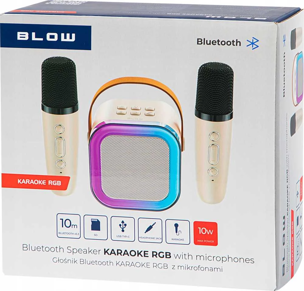 Blow KARAOKE RGB Bluetooth garsiakalbis