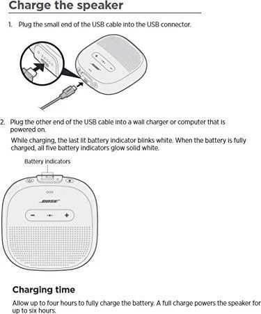 Bose® SoundLink® Micro Bluetooth® nešiojama kolonėlė, Juodos spalvos