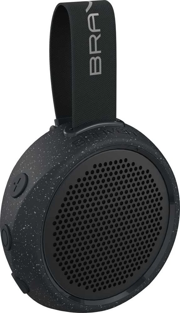 Braven BRV 105 nešiojamas vandeniui atsparus Bluetooth garsiakalbis, Juodas