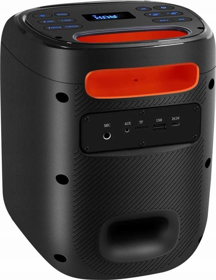 Kompiuterio kolonėlės Defender głośnik BOOMER 50, Li-Ion, 1.1, 50W, juoda, garsumo valdymas, pašvietimas LED, BT 5.0, TWS, 90Hz-20KHz