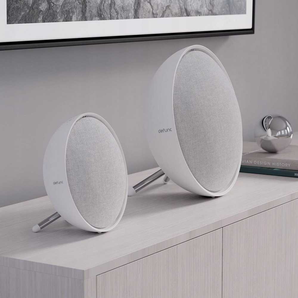 Defunc True Home Large nešiojama kolonėlė, Bluetooth, Belaidė jungtis, Baltos spalvos