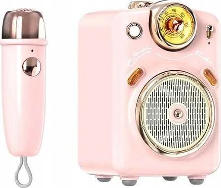 Divoom Thumbs Up Nykščiai aukštyn! kolonėlė "Fairy OK" Bluetooth inkl. Mikro rosa – garsiakalbis