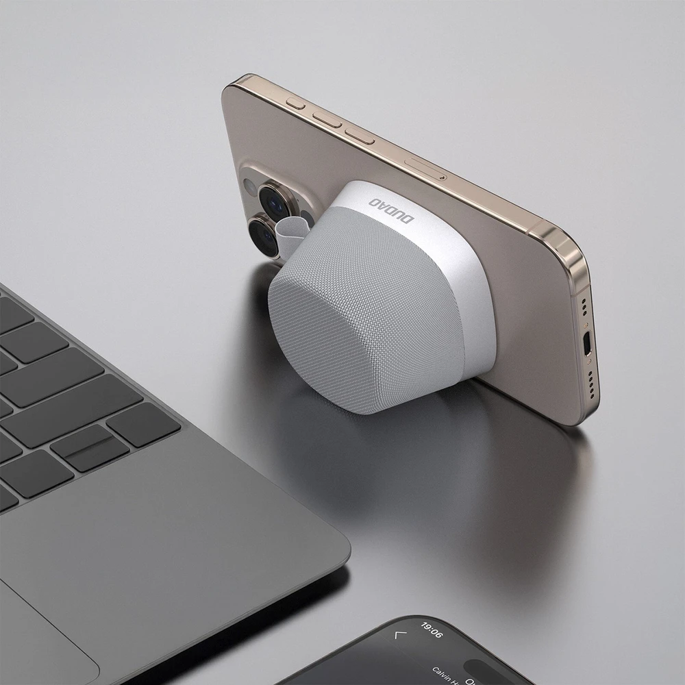 Ausinės Dudao Y20 Belaidės Speaker with Magnetic Mount Bluetooth 5.3 - Sidabrinis