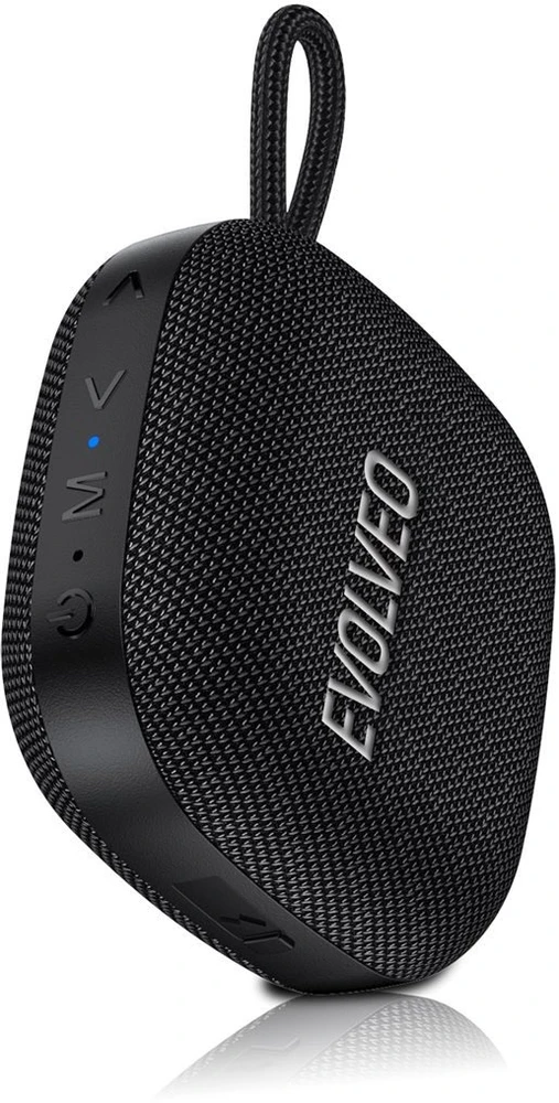 Garsiakalbis Evolveo TopSound, belaidis neperšlampamas bluetooth reproduktor s rádiem juoda