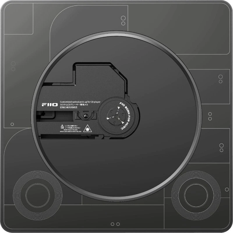 Garsiakalbis FiiO Beatbox juodas - nešiojama głośnik Bluetooth su CD i FM (6953175721284)
