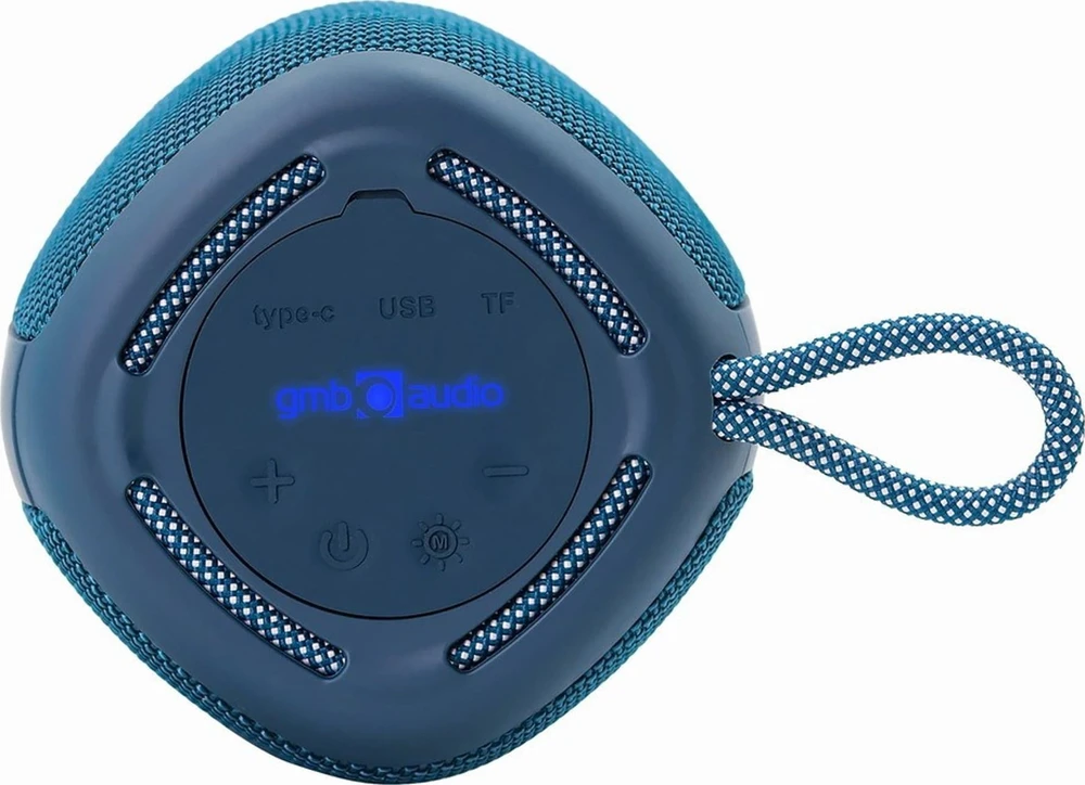 GEMBIRD Bluetooth LED speaker mėlynas