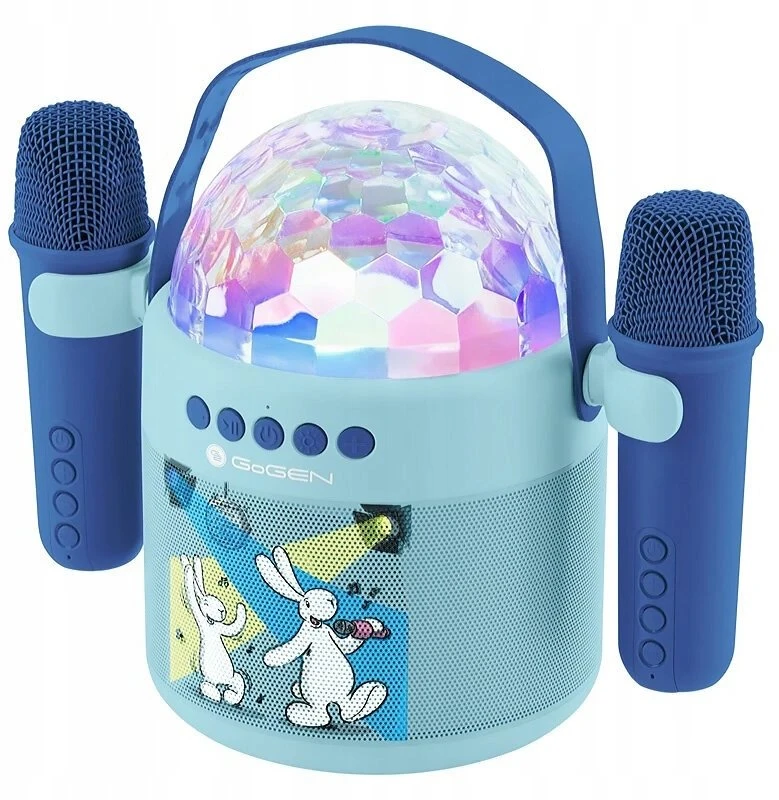 Garsiakalbis GoGEN karaoke disco BOBDISCOB Mėlyna