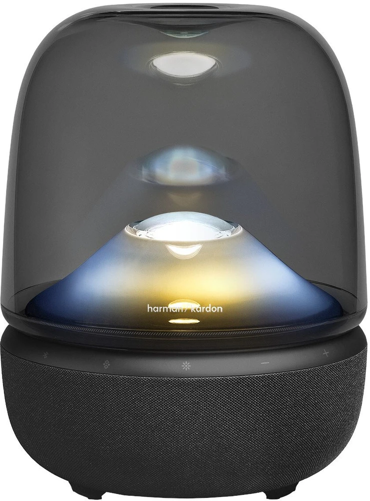 Harman Kardon Bluetooth namų garsiakalbis su Auracast ir 360° apšvietimu Aura Studio 5