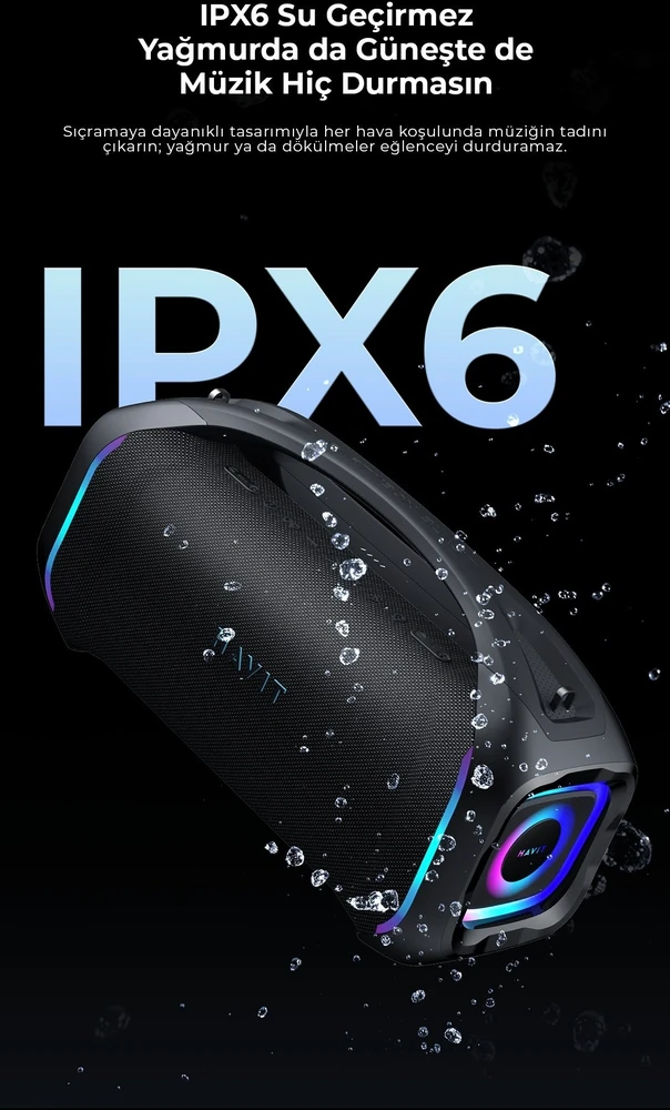 Havit SK910BT - 100W wireless Bluetooth garsiakalbis (juodas)