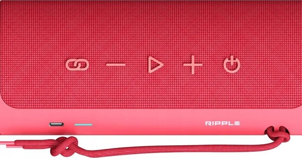 HIFUTURE belaidė kolonėlė bluetooth RIPPLE ( 20W+10W ) raudona