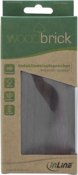 Garsiakalbis InLine Woodbrick ruda (55381H)