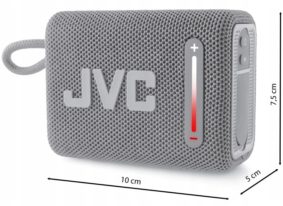 JVC XS-E114G - Nešiojama kolonėlė, pilkas