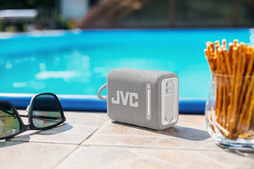 JVC XS-E114G - Nešiojama kolonėlė, pilkas