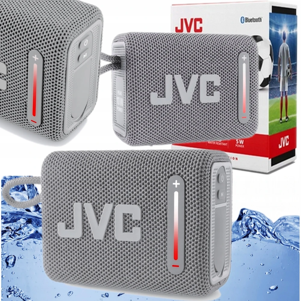 JVC XS-E114G - Nešiojama kolonėlė, pilkas